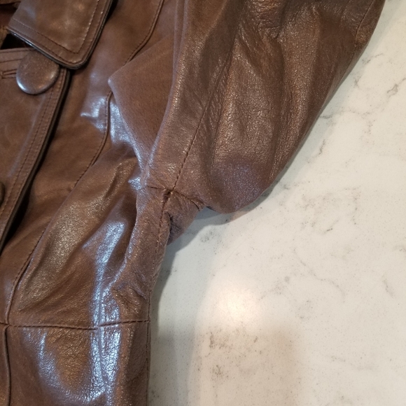 🧥VERO MODA GENUINE LEATHER COAT - Picture 10 of 16